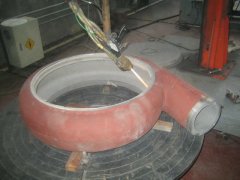 泵體內表面超音速噴涂碳化鎢